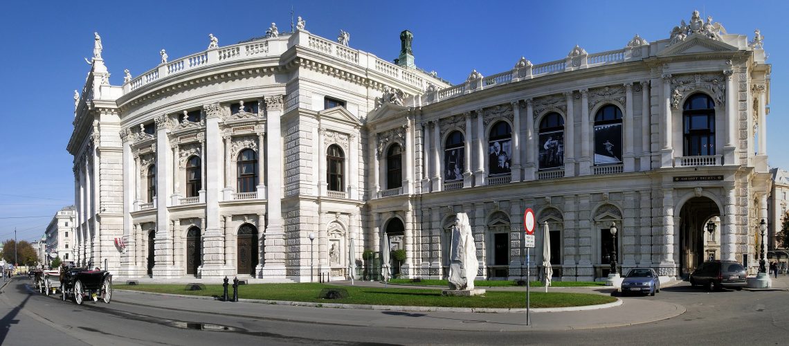 Burgtheater Wien mit Ringstraße